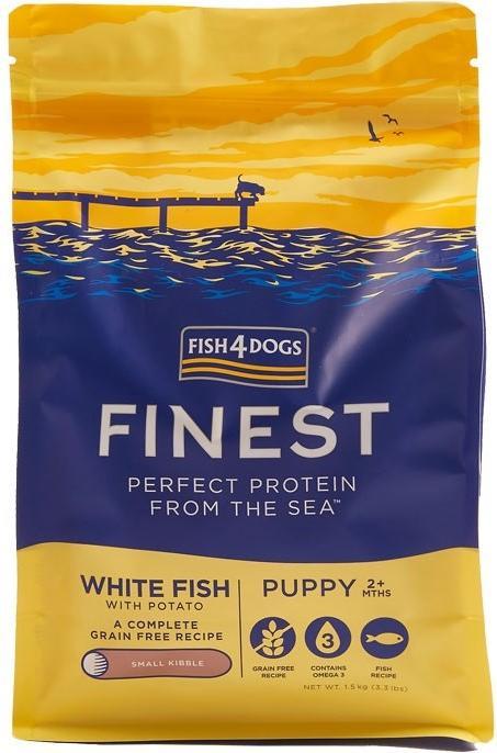 Produktbild Fish4Dogs Finest White Fish Puppy małe rasy 1 5kg (Junior, 1 Stk., 1500 g)