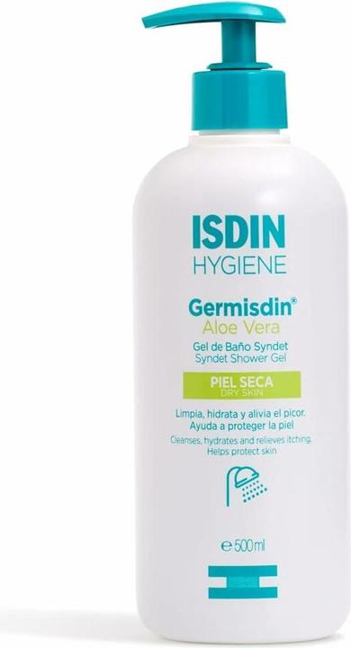 Produktbild Isdin Germisdin Aloe Vera Badegel Seifenfrei 500ml (Seife, 500 ml)