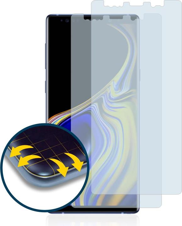Produktbild BROTECT Full-Cover Displayschutz Matt (2 Stück, Samsung Galaxy Note 9)