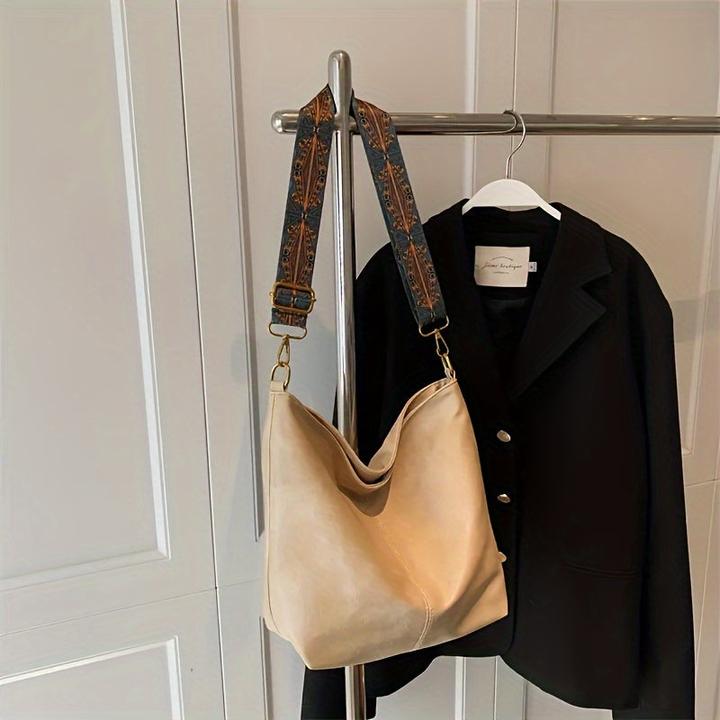 Produktbild Only-Bags.Store Vintage grosse Kapazität Hobo Tasche, Retro-Schulter-Tasche, Frauen Bohemian Handtasche & Geldbörse
