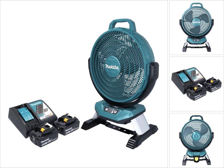 Produktbild Makita DCF 301 RG Akku Ventilator Lüfter 18 V 33 cm + 2x Akku 6,0 Ah + Ladegerät