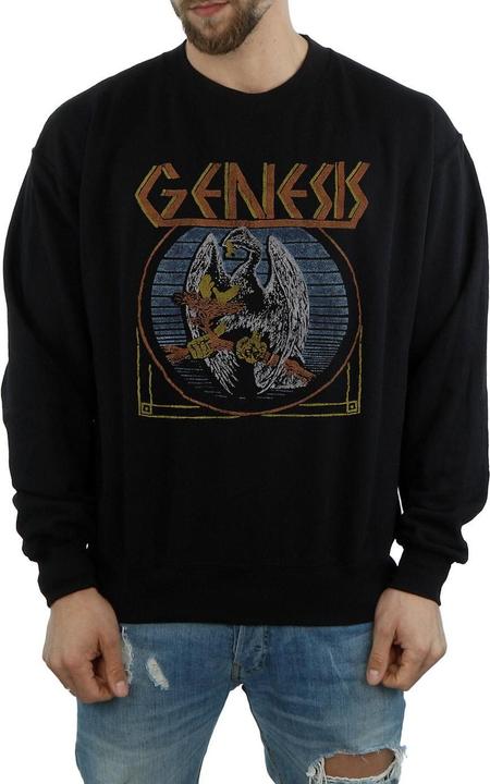 Actual product image Absolute Cult Mens Distressed Eagle Sweatshirt (S)