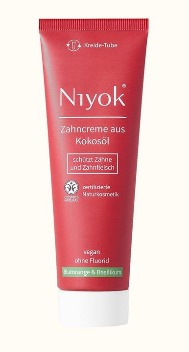 Produktbild Niyok Zahncreme Kokosöl Blutorange & Basilikum 75 ml (75 ml)