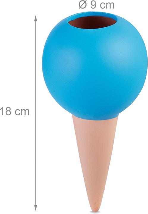 Actual product image Relaxdays 4x clay cone (Clay cone)