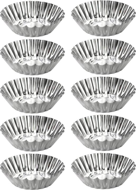 Produktbild JTI 10x kleine Gebäckformen aus Aluminium