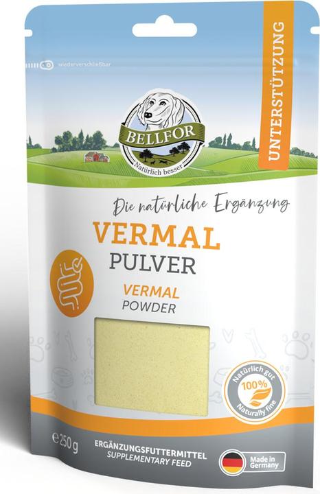 Produktbild Bellfor Hunde-Nahrungsergänzung Vermal – Pulver 250 g (Adult, 1 Stk., 250 g)
