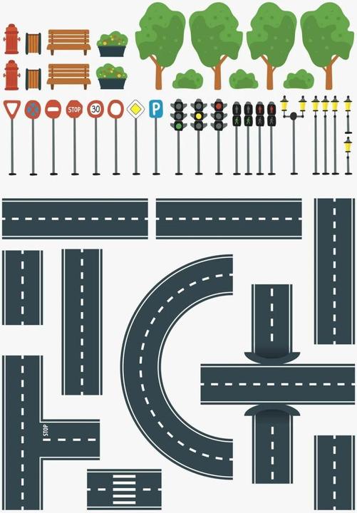 Produktbild Heyda Bastelset Fahrzeuge 3 Bogen, A4