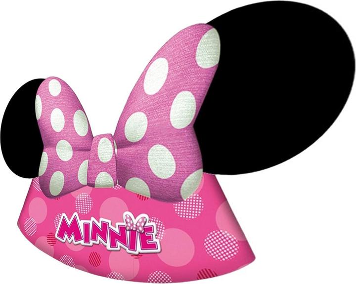 Actual product image Disney Minnie Mouse Party Hats (Pack of 6)