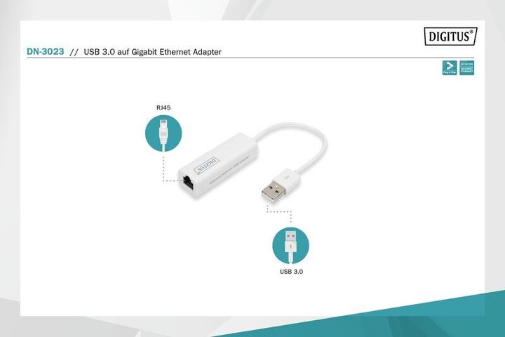 Actual product image Digitus Dn-3023 (USB 3.0, RJ45 (1x))