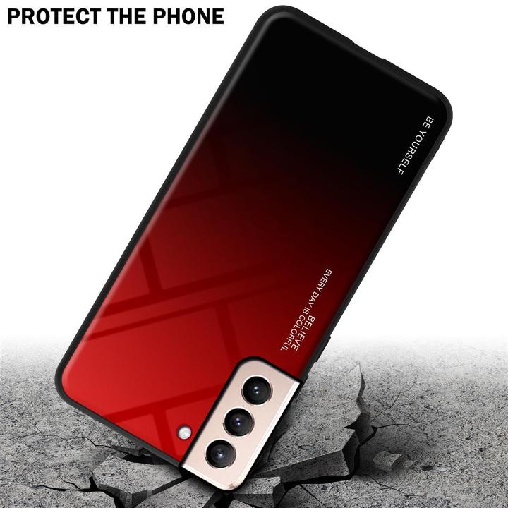 Image du produit Cadorabo Couverture en verre TPU 2 couleurs (Samsung Galaxy S21+)