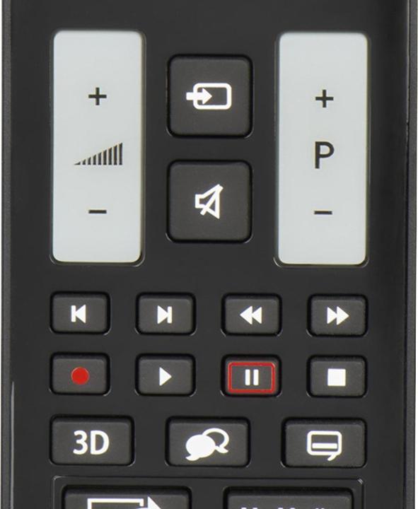 Produktbild Hama Universal-Fernbedienung für Grundig TVs, IR, lernfähig, leuchtende Tasten (Universal Fernbedienung, Infrarot)