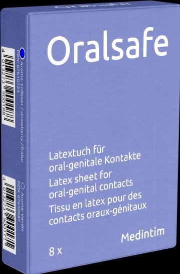 Actual product image Medintim Oral sex latex wipes (8 pcs.)