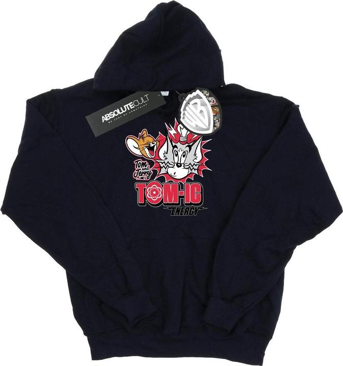 Immagine prodotto Tom & Jerry Tomic Energy Felpa con Cappuccio Uomo (XL)