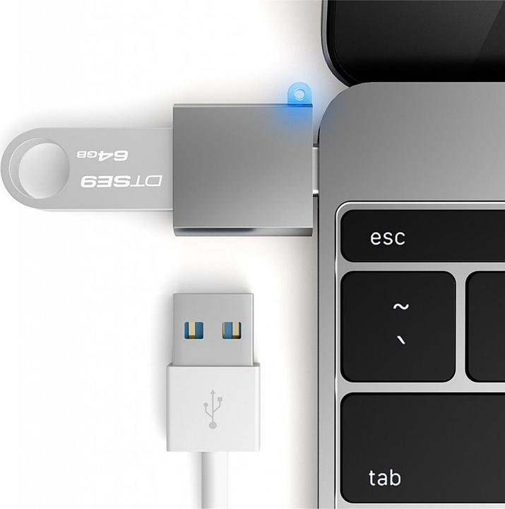Produktbild Satechi USB-C zu (USB-A, USB Typ-C, 4 cm)