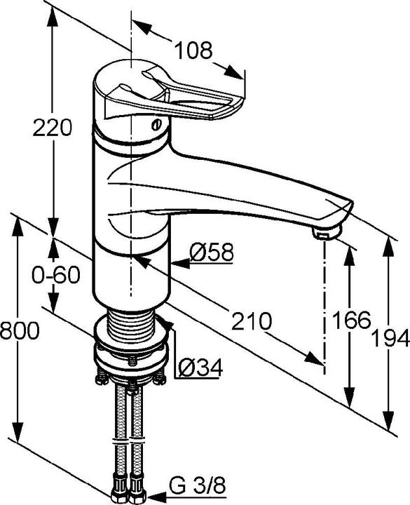 Produktbild Kludi SPT-Bajonett-EHM MX DN 15 chr