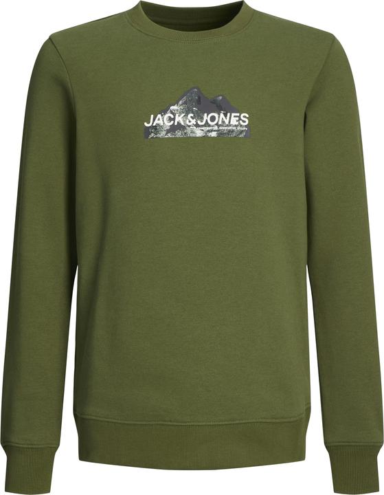 Jack & Jones Jcomountain Logo Sweat Crew Neck Sn Jnr