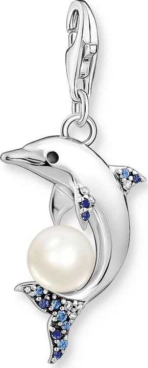 Produktbild Thomas Sabo Charm Club Delfin mit Perle (925er Silber, Emaille)