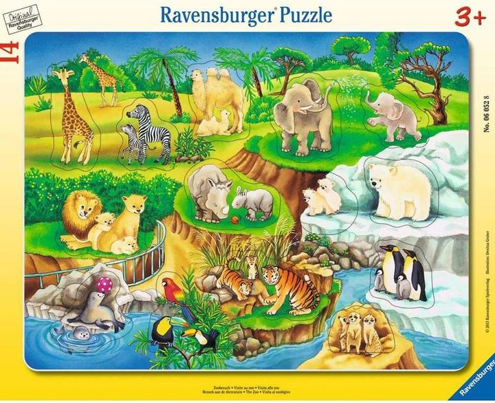 Actual product image Ravensburger Visit to the zoo (14 pieces)