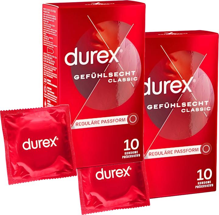 Durex Gefühlsecht Classic DUO (20 Stk.)