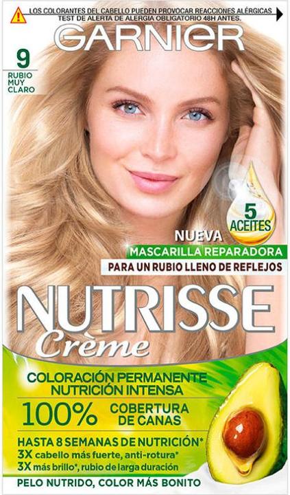 Immagine prodotto Garnier Ink Pelo Nutrisse 9 Rubio Muy Claro (9 Rubio Muy Claro)