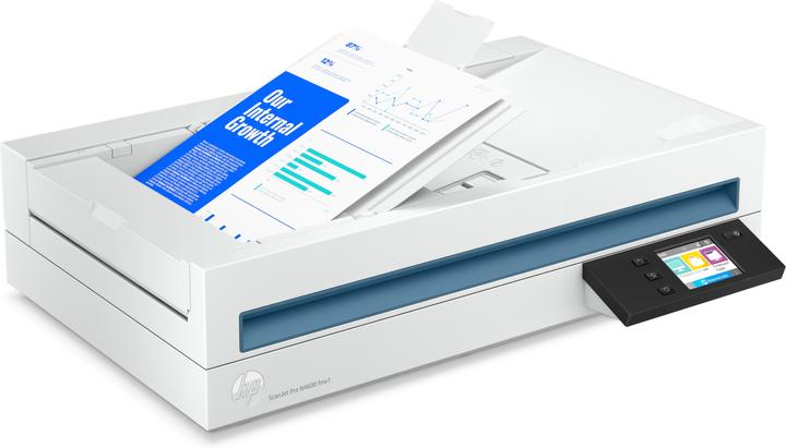 Produktbild HP ScanJet Pro N4600 fnw1/scan up to 40ppm/100-page ADF with automatic single-pass two-sided scanning/N (USB, WLAN, LAN, Ethernet, RJ45)