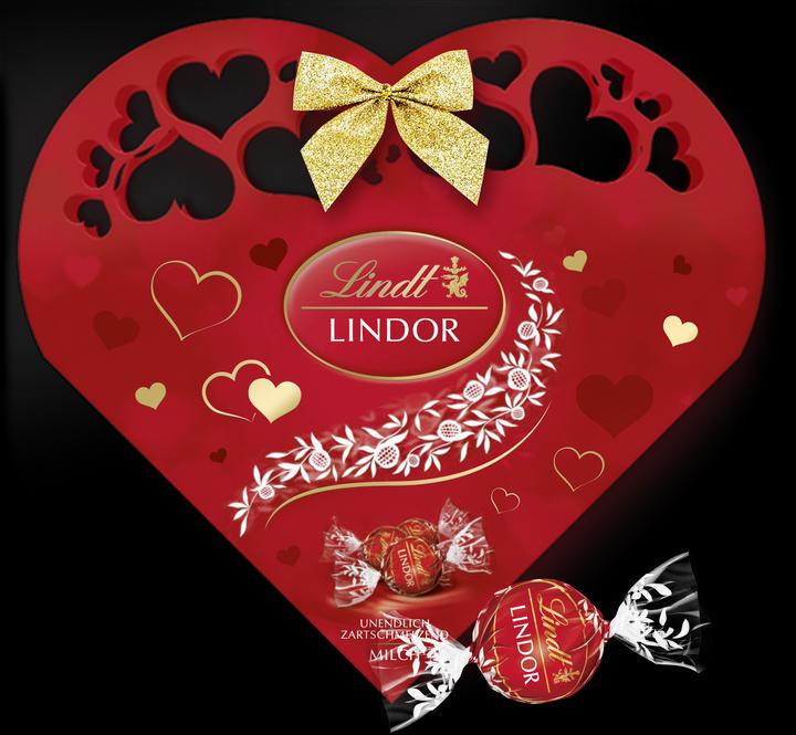 Produktbild Lindt Lindor Milch Herz (112 g)