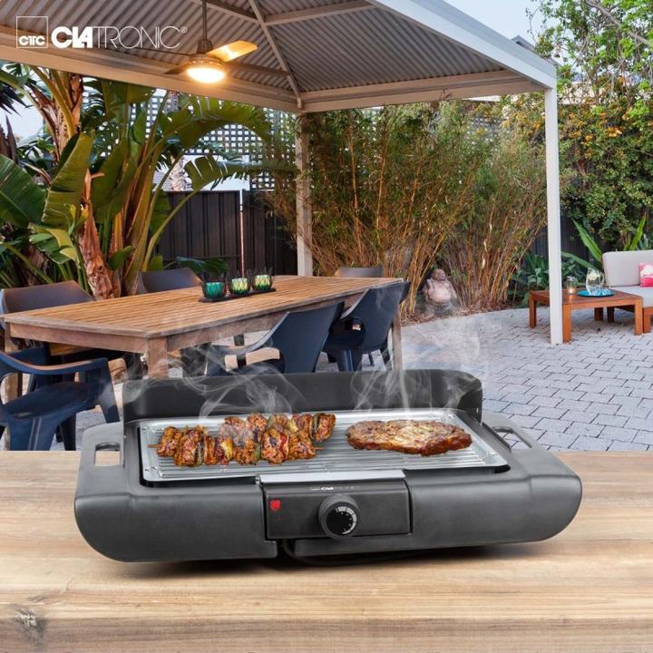 Immagine prodotto Clatronic BQS 3508 Barbecue elettrico da giardino 2000 W 24,5 cm x 35,5 cm (2 kW)