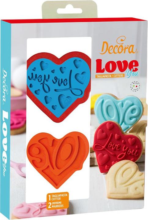 Image du produit Decora Emporte-pièces et obligations - Love you