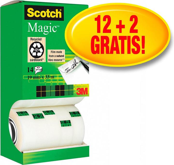 Produktbild Scotch Magic Klebeband Vorteilspack (19 mm)