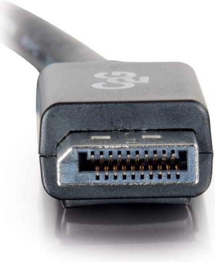 Actual product image C2G 54400 DisplayPort Cable with Latches M/M, 8K UHD Comptatible - Digital Audio Video, Black (3 Fee (0.91 m, DisplayPort)