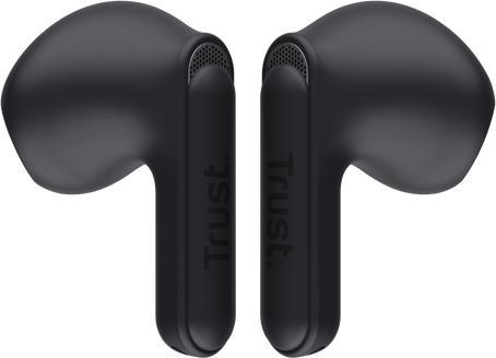 Image du produit Trust Yavi Bt Enc Earphones Noir (ANC, 23 h, Sans fil)
