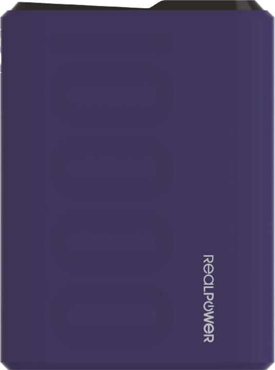 Actual product image RealPower Powerbank PB-10000 PD+ Midnight (10000 mAh, 18 W, 18 Wh)