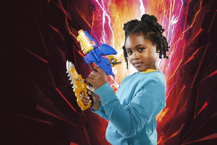 Actual product image Power Rangers Dino Fury Gold Fury Blade
