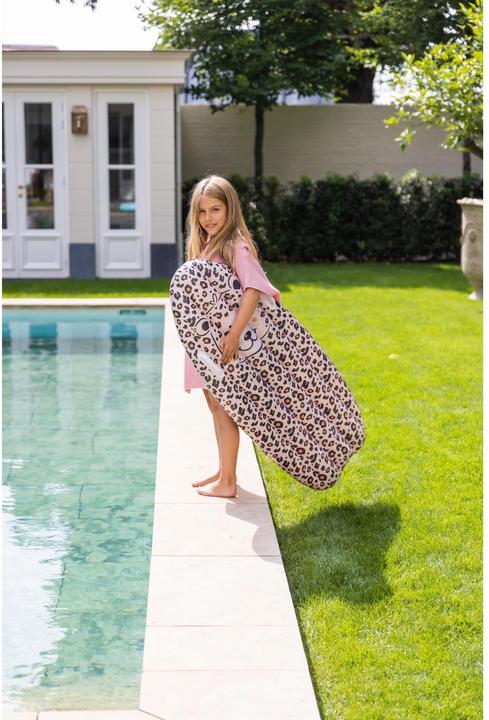 Actual product image Swim Essentials Inflatable Surfboard Leopard Beige
