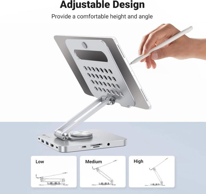 Produktbild Value EFB Techly Klappbarer Ständer Tablet 8in1