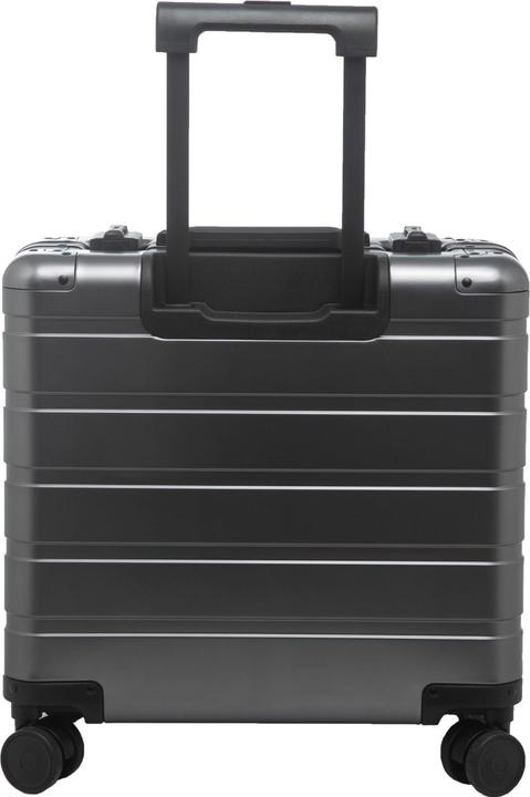 Actual product image Alumaxx Business overnight trolley, with full aluminium case, grey (37 l, Hand luggage (up to 50 litres))