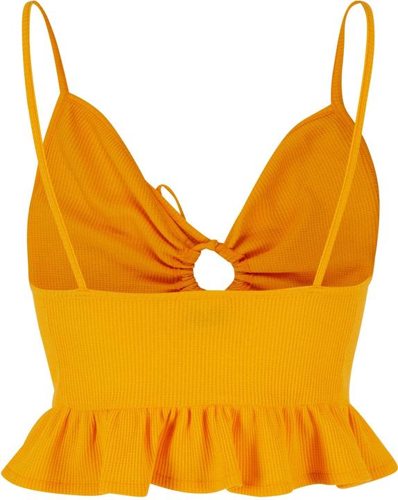 Immagine prodotto Urban Classics Top con volant in piqué Waffle da donna - 137877 (XS)