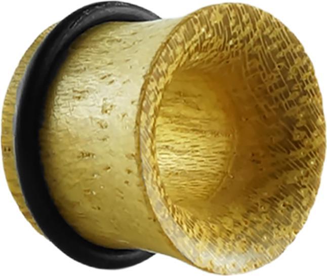 Produktbild Star Piercing Flared Tunnel aus Jackfruit Holz mit O-Ring (ohne Messing, Organisch)