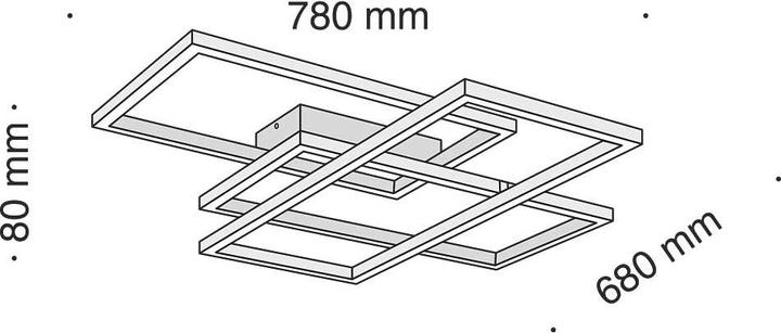 Produktbild Licht-Trend LED Lines Schwarz (5000 lm)