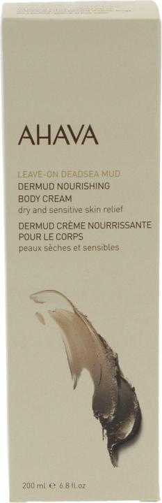 Actual product image Ahava Dead Sea Mud Dermud Nourishing Body Cream (Body cream, 200 ml)