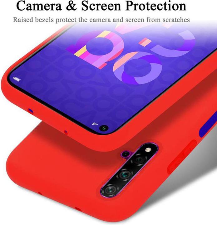 Actual product image Cadorabo TPU Liquid Silicone Case Cover (K20, Huawei Nova 5T, TCL 20S)