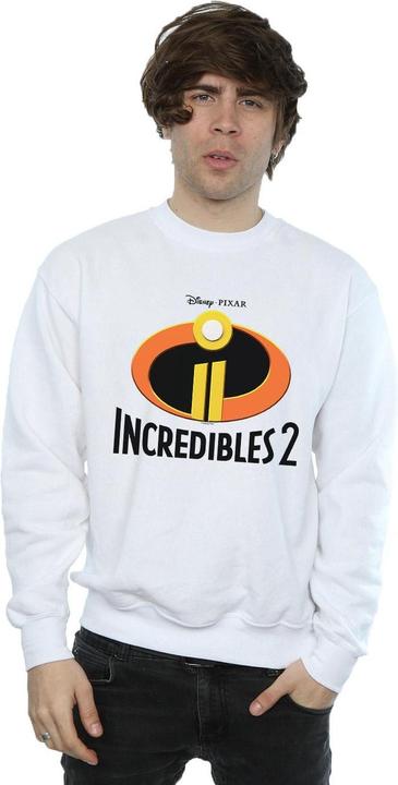 Actual product image Disney Mens Incredibles 2 Emblem Logo Sweatshirt (XL)