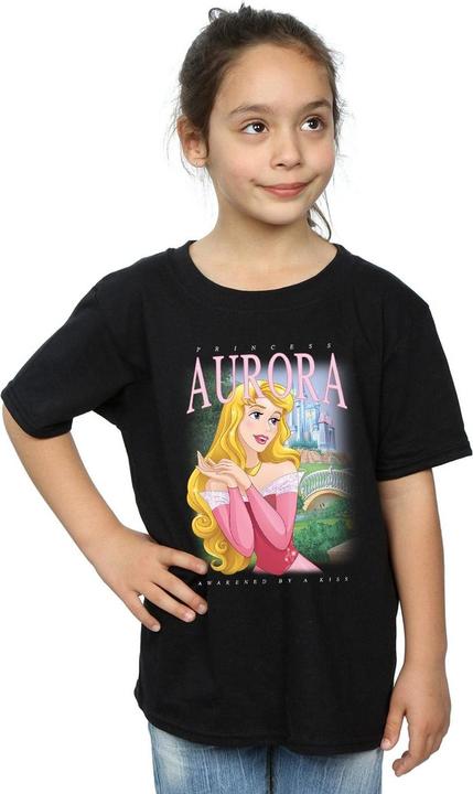 Immagine prodotto Disney Interactive Studios Maglietta da ragazza Aurora Montage in cotone (140, 146)