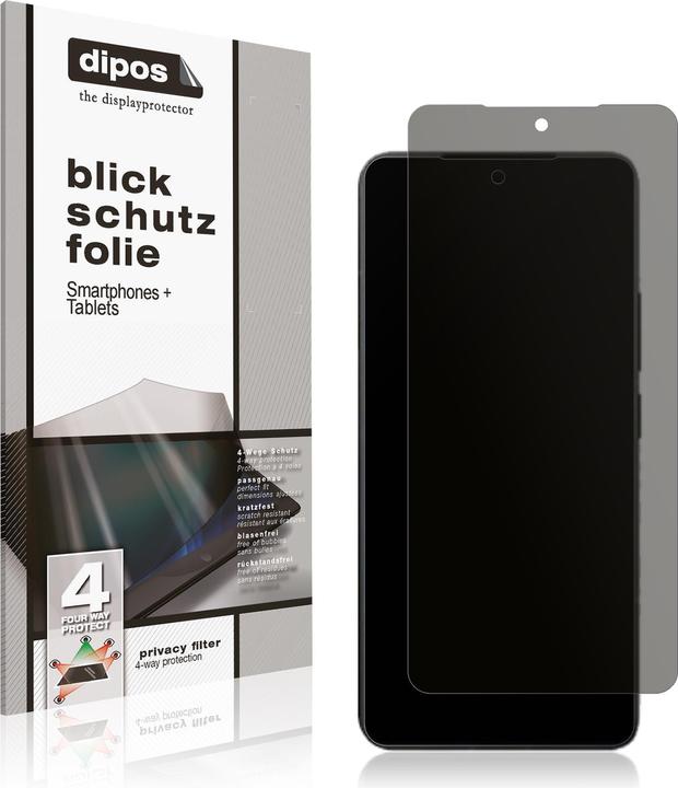 Actual product image Dipos Privacy Screen Protector 4-Way Privacy-Filter (1 Piece, Xiaomi Poco X7 Pro)