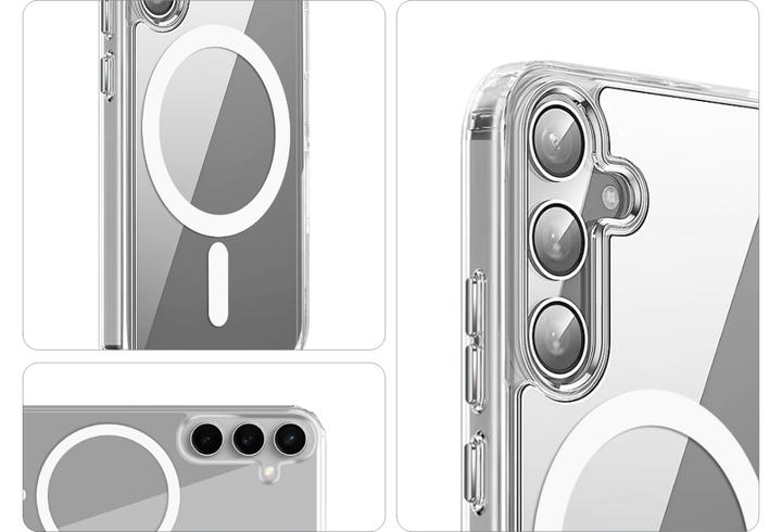 Actual product image Tecto Shield Clear Guard Mag Samsung S24 Plus cover transparent (Samsung Galaxy S24+)