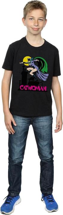 Actual product image Boys Catwoman Text Logo T-Shirt (116)