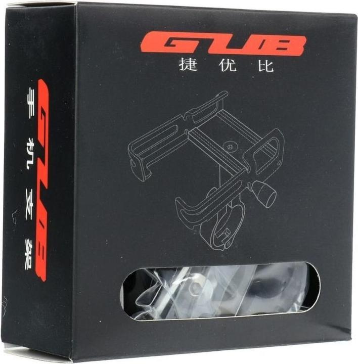 Immagine prodotto Partner Telecom Bicycle accessory Gub GUB bike holder for mobile phone + silicone bandage P10 Aluminium black