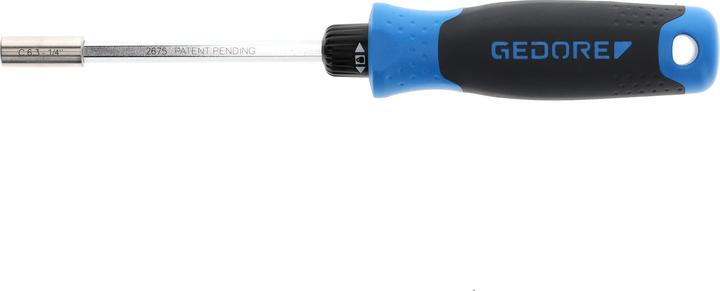 Produktbild Gedore 2675 Knarren-Schraubendreher SilentGEAR 1/4" (Innensechskant)