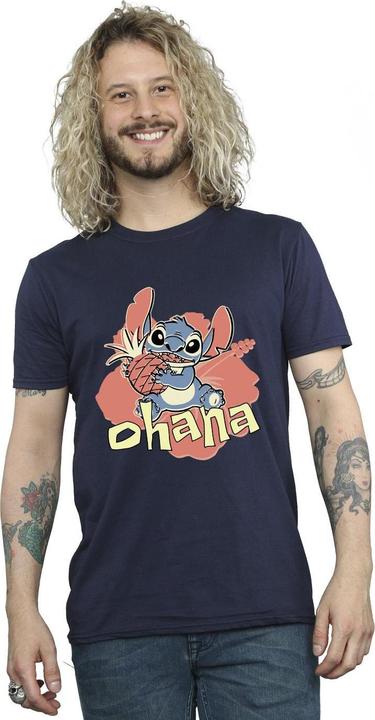 Image du produit Disney - T-shirt LILO AND STITCH OHANA PINEAPPLE - Homme (XL)
