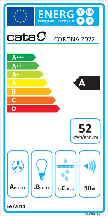 Label énergétique Cata CORONA X 80
